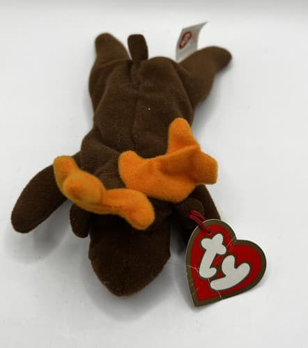 TY Beanie Baby Babies Stuffed Animal Plush Chocolate 1993 - Thumbnail 6