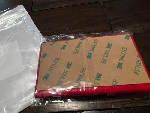 Cell Phone Credit Card holder 3M Stick-On Debit card holder RED NEW - Thumbnail 2