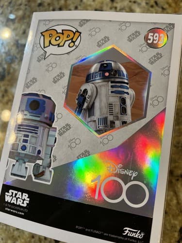 NEW IN HAND! Funko Pop! r2-d2 facet #593 Funko Exclusive NIB Fast Shipping R2D2 - Thumbnail 2