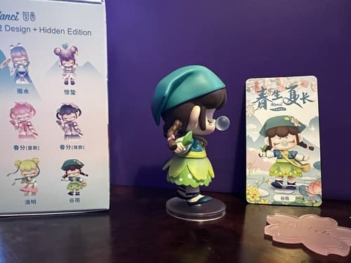 Rolife X Nanci GRAIN RAIN Solar Terms Mini Figure Designer Art Toy NEW Card Box - Thumbnail 5