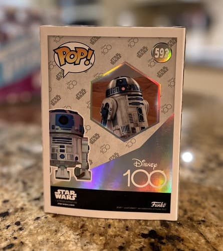 NEW IN HAND! Funko Pop! r2-d2 facet #593 Funko Exclusive NIB Fast Shipping R2D2 - Thumbnail 9