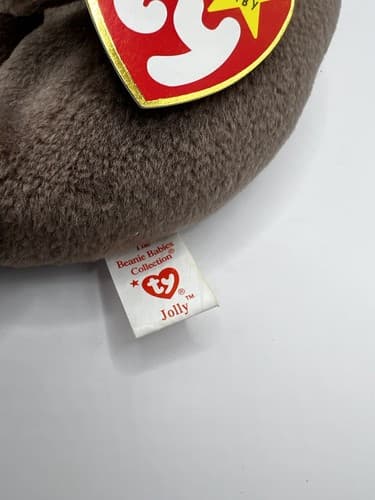TY Beanie Baby Babies Stuffed Animal Plush Walrus Jolly 1996 - Thumbnail 3