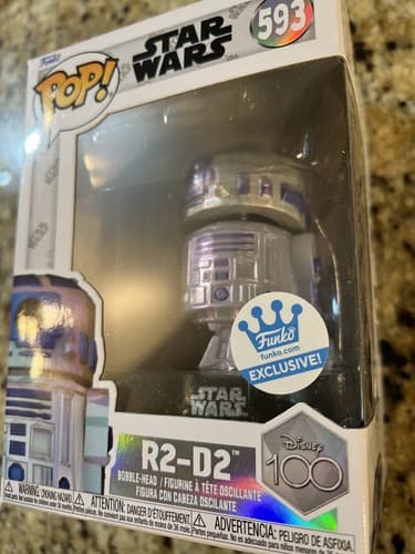NEW IN HAND! Funko Pop! r2-d2 facet #593 Funko Exclusive NIB Fast Shipping R2D2 - Thumbnail 5