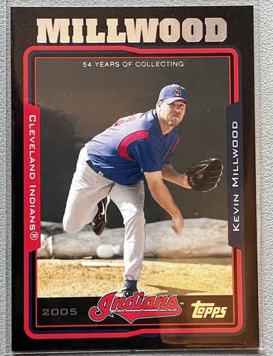 2005 Topps Baseball Card #453 Kevin Millwood Cleveland Indians *453 Protector - Thumbnail 3