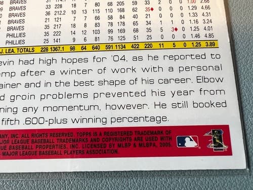 2005 Topps Baseball Card #453 Kevin Millwood Cleveland Indians *453 Protector - Thumbnail 9