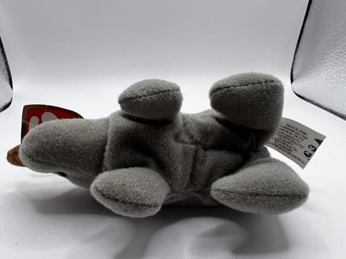 TY Beanie Baby Babies Plush Stuffed Animal Spike Rhinoceros Rhino 1999 - Thumbnail 8