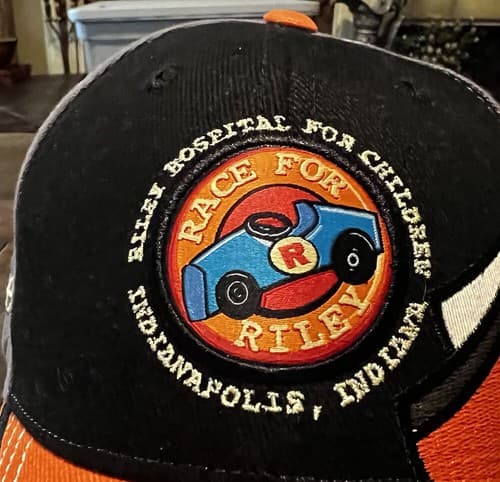 Tony Stewart Autographed Hat Cap Race For Riley Orange Racing Nascar - Thumbnail 5