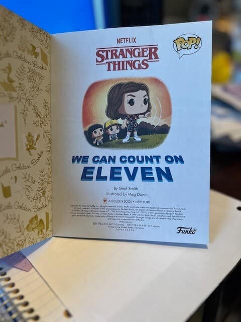 Little Golden Book Netflix Stranger Things We Can Count on Eleven Funko Pop! NEW - Thumbnail 2