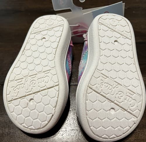 Cat Jack Pink Purple Girl’s Tennis Size 4 Slip-On Canvas Tie-Dye Shoes Girl NWT - Thumbnail 5