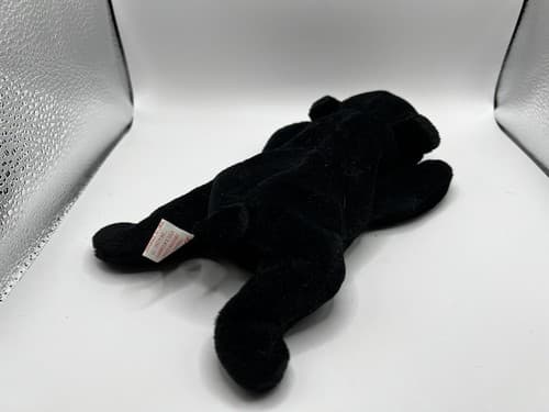 TY Beanie Baby Babies Stuffed Animal Plush Black Bear Blackie 1993 - Thumbnail 3