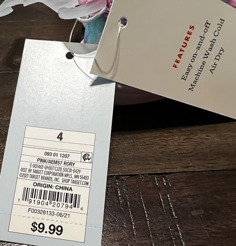 Cat Jack Pink Purple Girl’s Tennis Size 4 Slip-On Canvas Tie-Dye Shoes Girl NWT - Thumbnail 6
