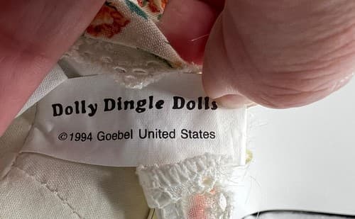 VTG 1994 Goebel Bette Bell Dolly Dingle Dolls 8" Porcelain Doll Dinah Dumpling - Thumbnail 14