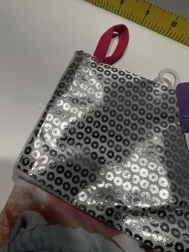 Paw Patrol Skye Everest Nickelodeon Pink Sequin Sparkly Christmas Stocking 17" - Thumbnail 5