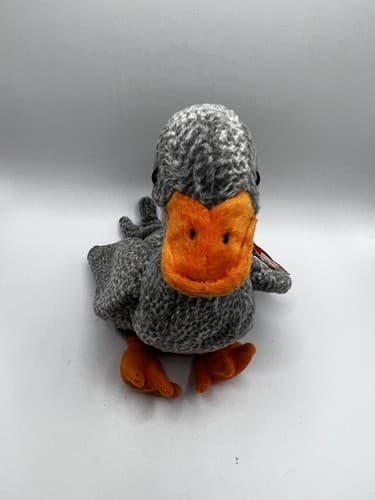 TY Beanie Baby Babies Stuffed Animal Plush Duck Goose Honks 1999 - Thumbnail 7