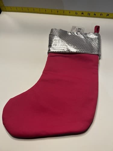 Paw Patrol Skye Everest Nickelodeon Pink Sequin Sparkly Christmas Stocking 17" - Thumbnail 8