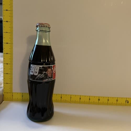 Jeff Burton Coca-cola Bottle NASCAR 99 Collector Item Gift - Thumbnail 2