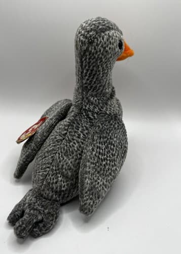 TY Beanie Baby Babies Stuffed Animal Plush Duck Goose Honks 1999 - Thumbnail 3