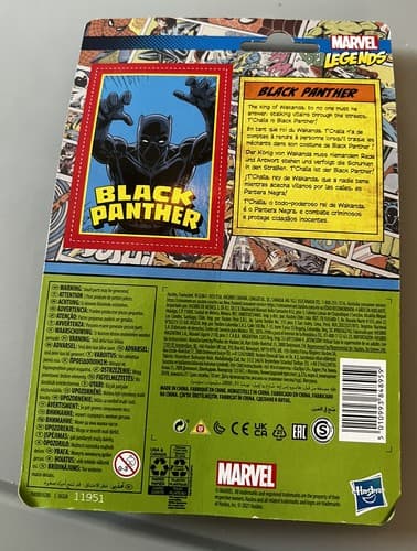 Kenner Marvel Legends Retro Black Panther 3.75in Action Figure NIP NEW - Thumbnail 4