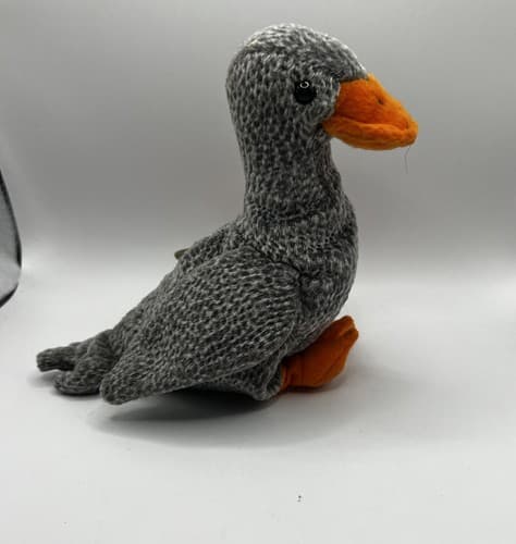 TY Beanie Baby Babies Stuffed Animal Plush Duck Goose Honks 1999 - Thumbnail 4