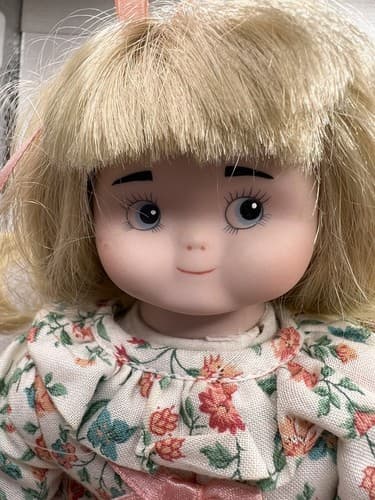 VTG 1994 Goebel Bette Bell Dolly Dingle Dolls 8" Porcelain Doll Dinah Dumpling - Thumbnail 17