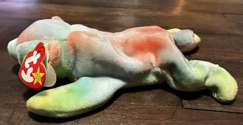 1999 SAMMY Vintage Ty Beanie Baby - SAMMY the Tie Dyed Bear 8.5” NMWT Tie-Dye - Thumbnail 4