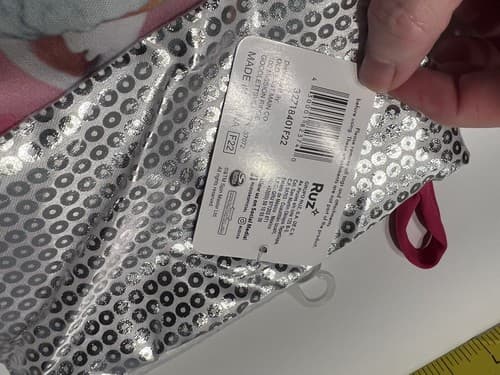 Paw Patrol Skye Everest Nickelodeon Pink Sequin Sparkly Christmas Stocking 17" - Thumbnail 7