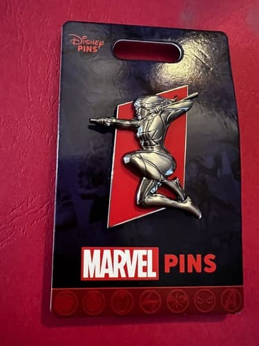 Disney Marvel Black Widow Limited Edition Pin Of The Month 2023 Pewter Finish - Thumbnail 3