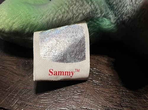 1999 SAMMY Vintage Ty Beanie Baby - SAMMY the Tie Dyed Bear 8.5” NMWT Tie-Dye - Thumbnail 8