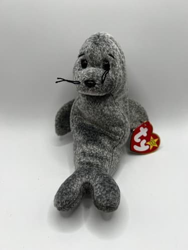 TY Beanie Baby Babies Stuffed Animal Plush Seal Slippery 1999 - Thumbnail 9