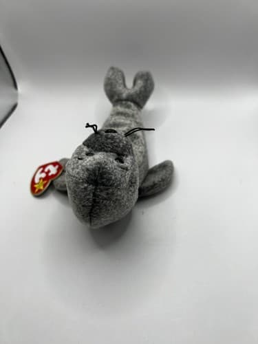 TY Beanie Baby Babies Stuffed Animal Plush Seal Slippery 1999 - Thumbnail 2