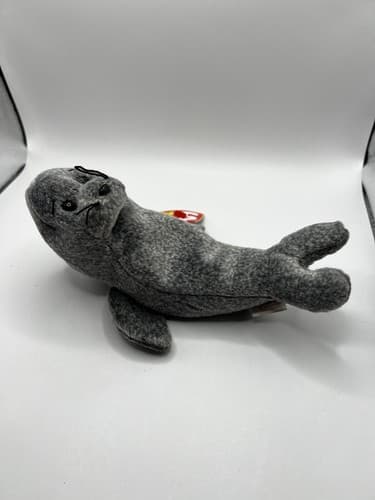 TY Beanie Baby Babies Stuffed Animal Plush Seal Slippery 1999 - Thumbnail 3