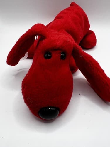 TY Beanie Baby Babies Stuffed Animal Plush Red Dog Rover 1996 - Thumbnail 4
