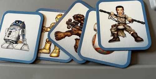 Star Wars Hands Down Card Board Spinner Game Disney Hasbro EUC Complete - Thumbnail 7
