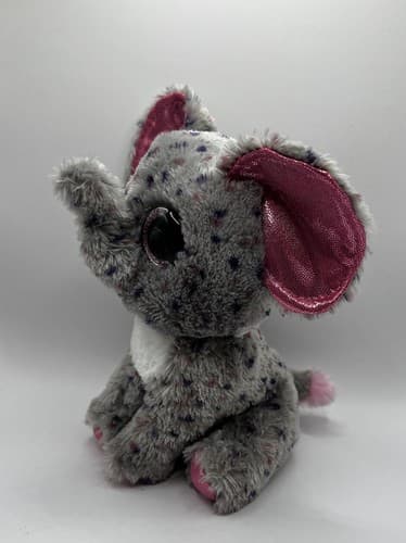 TY Beanie Baby Babies Stuffed Animal Plush Elephant Specks 2015 - Thumbnail 2