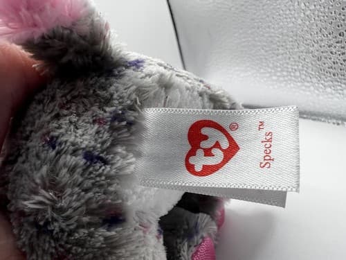 TY Beanie Baby Babies Stuffed Animal Plush Elephant Specks 2015 - Thumbnail 8