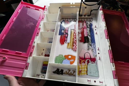 Barbie Doll Fashionistas Ultimate Portable Closet Fashion Toy EUC - Thumbnail 8