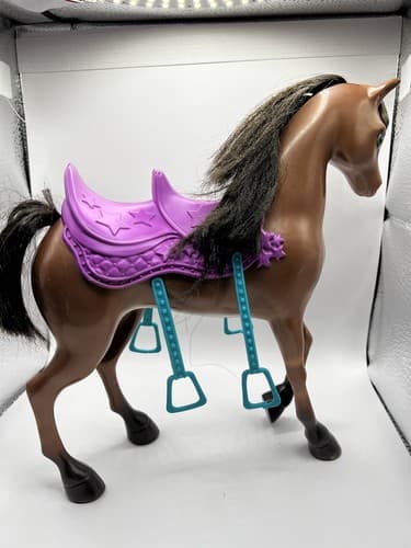 Barbie & Sisters Doll A Pony Tale Skipper Horse 2012 Mattel Purple Saddle - Thumbnail 4
