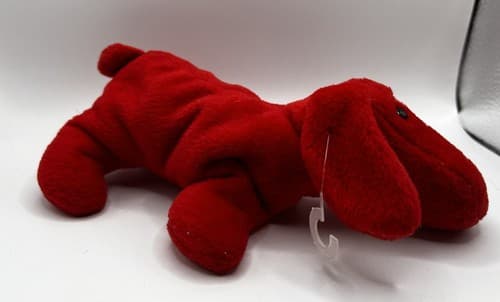 TY Beanie Baby Babies Stuffed Animal Plush Red Dog Rover 1996 - Thumbnail 3