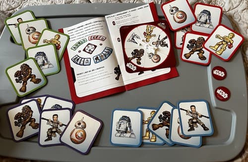 Star Wars Hands Down Card Board Spinner Game Disney Hasbro EUC Complete - Thumbnail 4