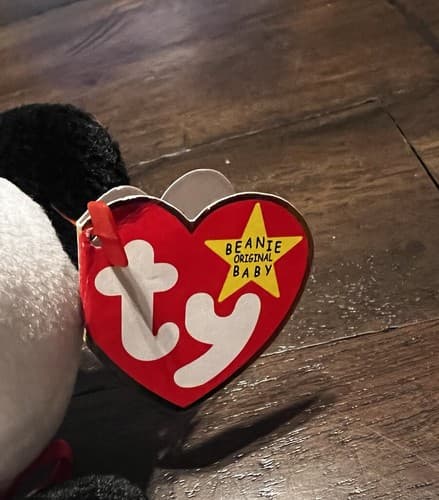 FORTUNE TY BEANIE BABY Babies Rare 1997 Panda W/ 1998 Tush Tag ERROR - Thumbnail 5