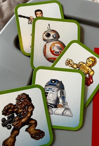 Star Wars Hands Down Card Board Spinner Game Disney Hasbro EUC Complete - Thumbnail 5