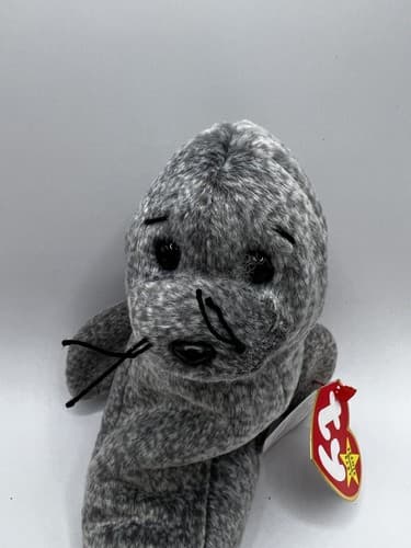 TY Beanie Baby Babies Stuffed Animal Plush Seal Slippery 1999 - Thumbnail 8