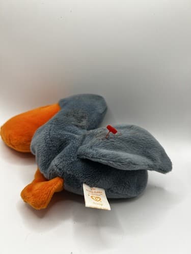 TY Beanie Baby Babies Stuffed Animal Plush Scoop Pelican 1996 - Thumbnail 5
