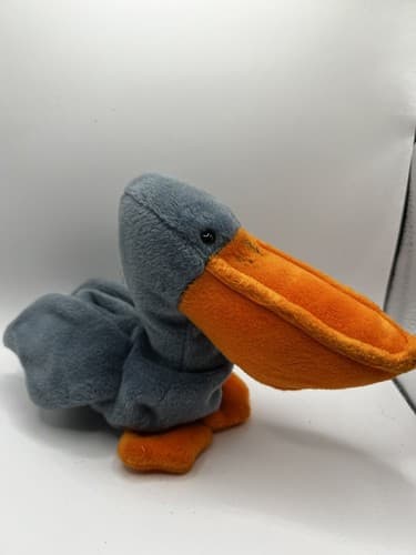TY Beanie Baby Babies Stuffed Animal Plush Scoop Pelican 1996 - Thumbnail 3