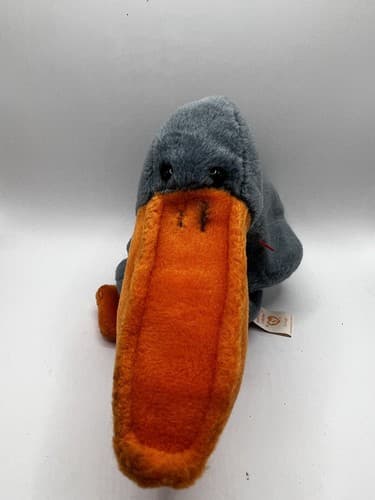 TY Beanie Baby Babies Stuffed Animal Plush Scoop Pelican 1996 - Thumbnail 2