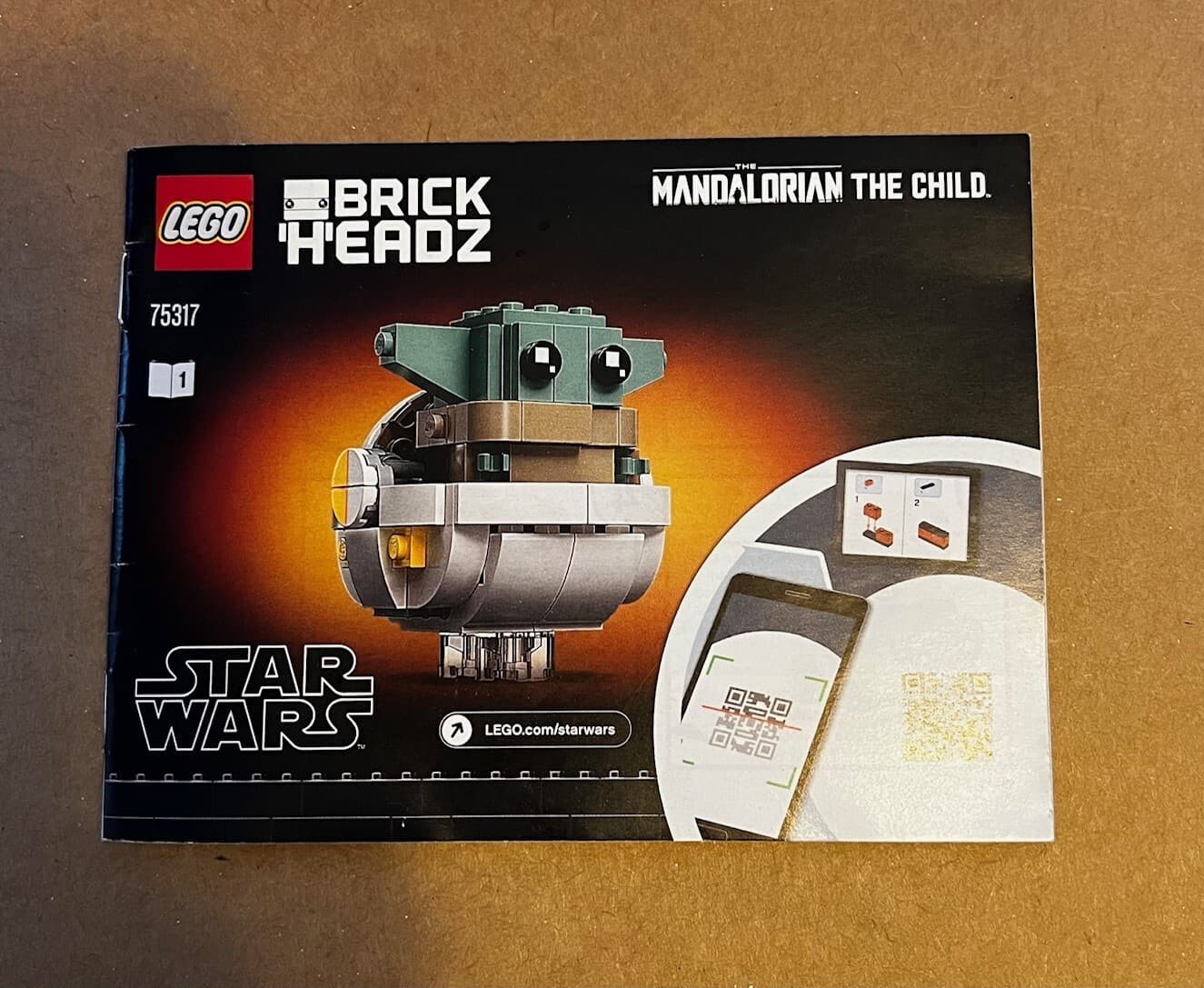 LEGO 75317 Star Wars Instruction Manual ONLY Mandalorian The Child Books 1 & 2 - Thumbnail 3