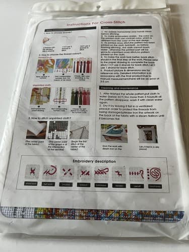 Joyhoor Cross Stitch Kit Beautiful Town Villa Home Cottage Needlework Craft New - Thumbnail 4