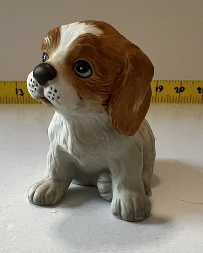 Homco Puppy Dog Figurine Cocker Spaniel Vintage 1407 Porcelain 3 in Vintage Cute - Thumbnail 2