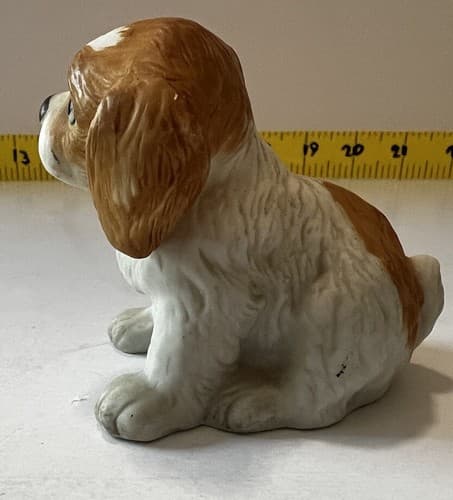 Homco Puppy Dog Figurine Cocker Spaniel Vintage 1407 Porcelain 3 in Vintage Cute - Thumbnail 4
