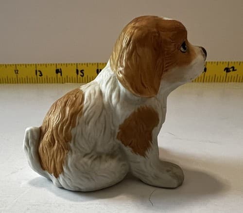 Homco Puppy Dog Figurine Cocker Spaniel Vintage 1407 Porcelain 3 in Vintage Cute - Thumbnail 7